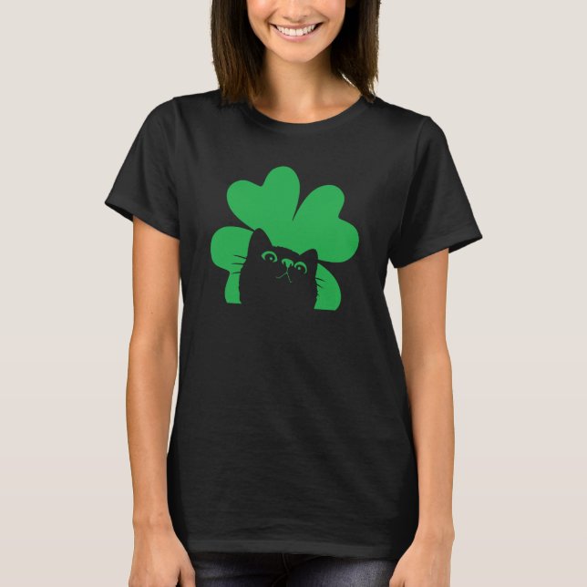 St Saint Patrick's Day Cat Men Women Kids T-Shirt (Front)