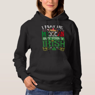 St Saint Patrick's Day Mexican Latino Beer Shamroc Hoodie