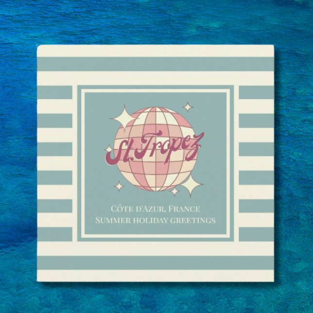 St Saint Tropez France Côte d'Azur postcard (Creator Uploaded)