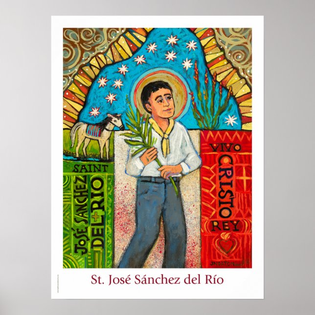 St. Sanchez del Rio Catholic Classroom poster (Front)