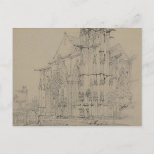 St. Sauveur, Dives, Normandy, c.1821 Postcard