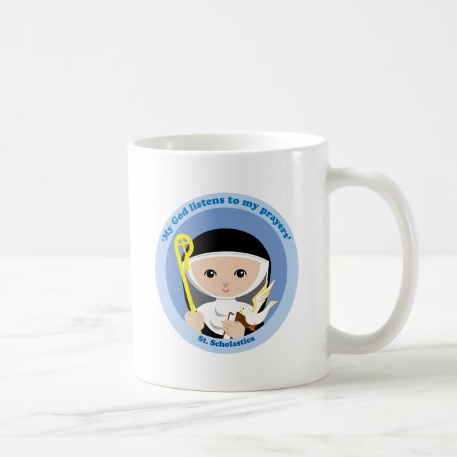 St. Scholastica Coffee Mug (Right)