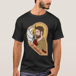 St Sebastian Archery Archer Catholic Patron Saint  T-Shirt