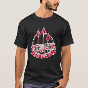 St Sebastian Archery  Archer Catholic Saint Patron T-Shirt
