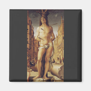 St Sebastian by Liberale Da Verona Magnet