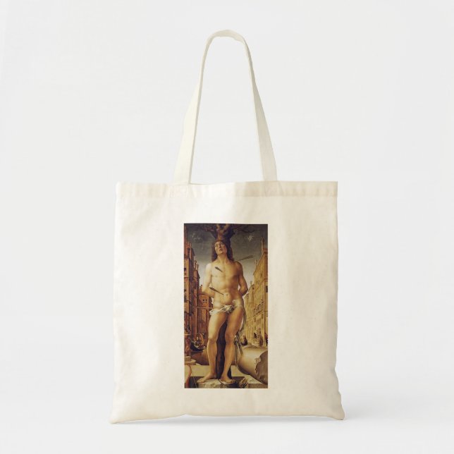 St Sebastian by Liberale Da Verona Tote Bag (Front)