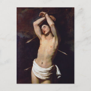 St Sebastian by Nicolas Regnie Postcard