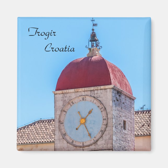 St Sebastian church in Trogir - Dalmatia, Croatia Magnet (Front)