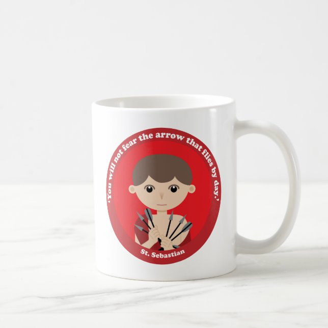 St. Sebastian Coffee Mug (Right)