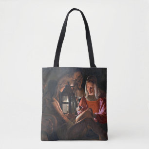 St. Sebastian Embraced by Irene, La Tour Tote Bag