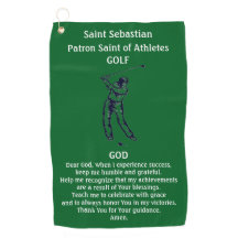 St. Sebastian Patron St of Athletes Golf Catholic