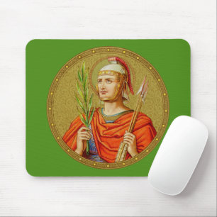 St. Sebastian (SNV 24) (Round Image) Horizontal Mouse Pad