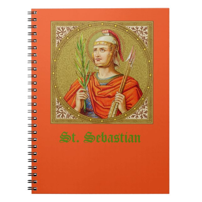 St. Sebastian (SNV 24) (Square Image) Notebook (Front)