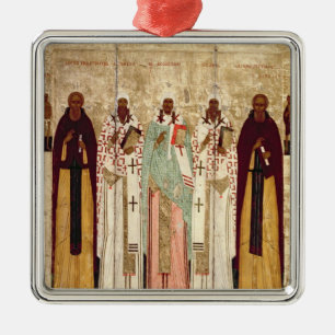 St. Sergius of Radonesh with the Saints of Metal Tree Decoration