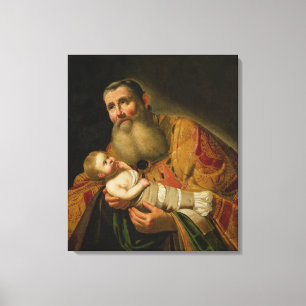 St. Simeon Presenting the Infant Christ Canvas Print