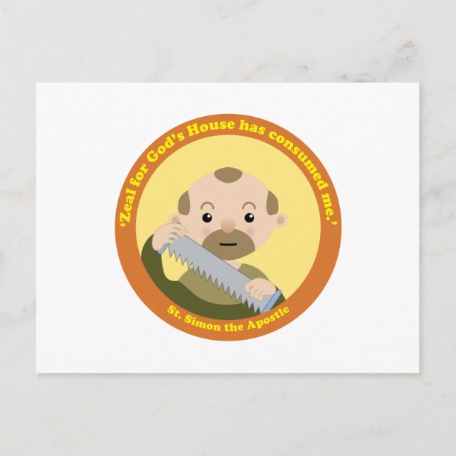 St. Simon the Apostle Postcard (Front)