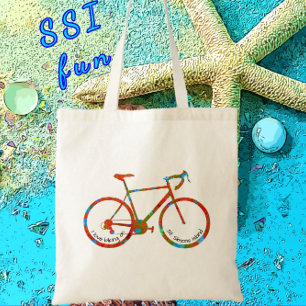 St. Simons Island GA biking tote