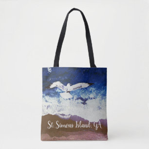 St. Simons Island GA tote Bag