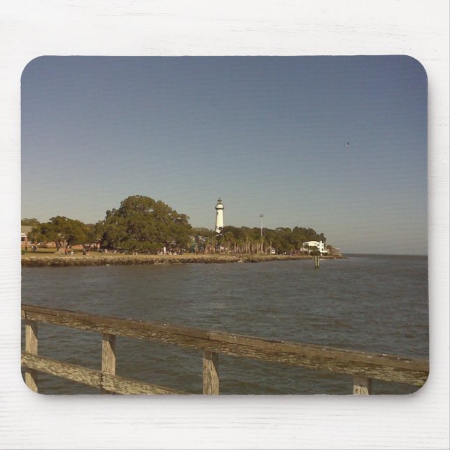 St. Simon's Island Lighthouse Mouse Pad (Front)