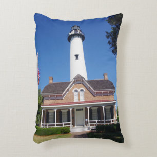 St. Simons Lighthouse accent pillow