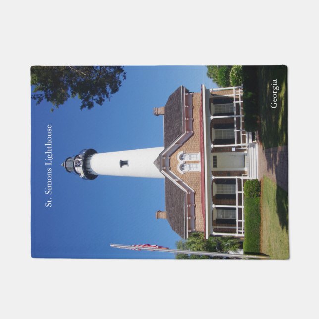 St. Simons Lighthouse door mat (Front)