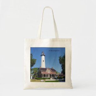 St. Simons Lighthouse tote bag
