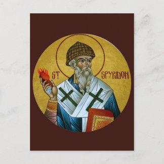St. Spyridon Prayer Card