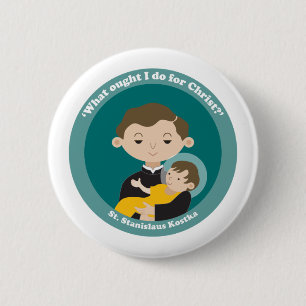 St. Stanislaus Kostka 6 Cm Round Badge