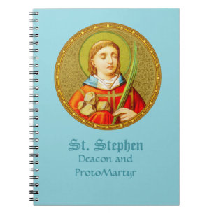 St. Stephen (SNV 26) (Round Image) Notebook