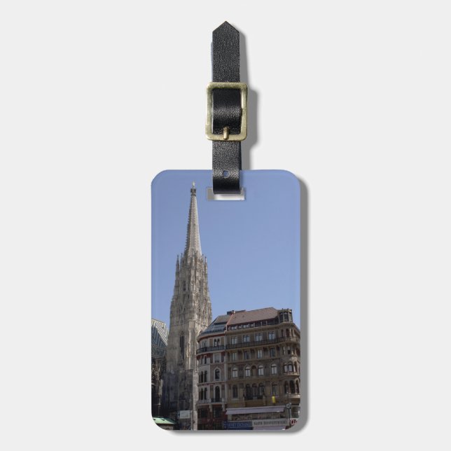 St. Stephen's Cathedral, Vienna Austria Luggage Tag (Front Vertical)