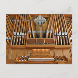 St Stephen's Church organ, Seattle, postcard