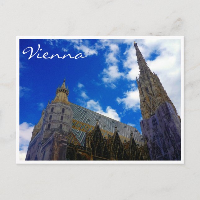 st stephens vienna blue postcard (Front)