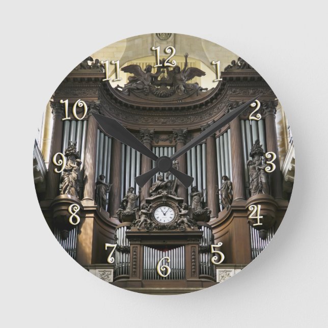 St Sulpice Cavaillé-Coll organ Round Clock (Front)