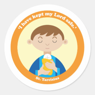 St. Tarcisius Classic Round Sticker