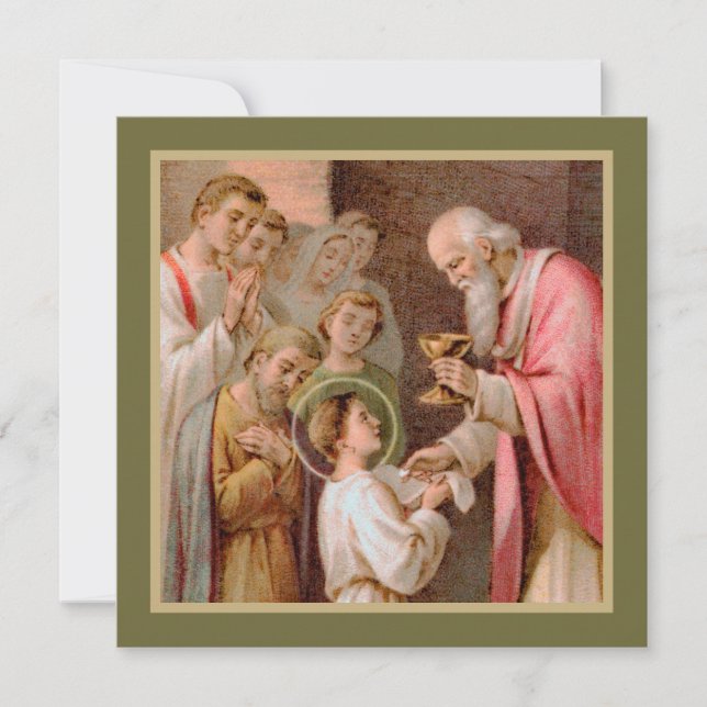 St. Tarcisius Receiving the Eucharist (BL 02) (Front)