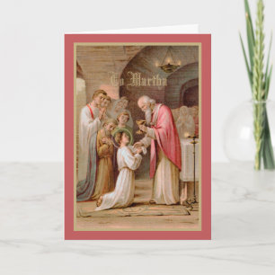 St. Tarcisius Receiving the Eucharist (BL 02) Card