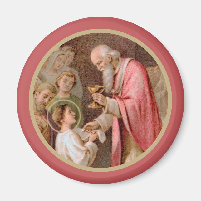 St. Tarcisius Receiving the Eucharist (BL 02) Magnet (Front)