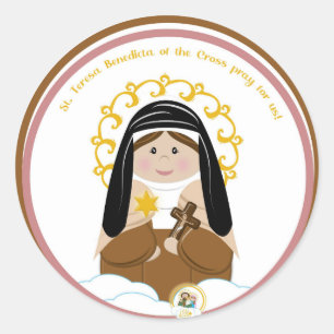 St. Teresa Benedicta of the Cross Classic Round Sticker