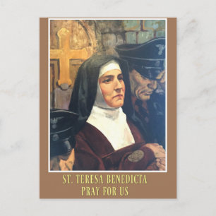 ST. TERESA BENEDICTA OF THE CROSS EDITH STEIN POSTCARD