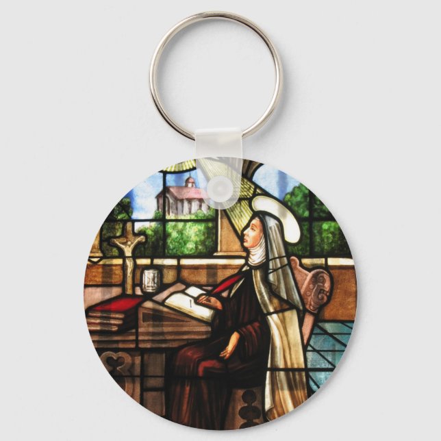 St. Teresa of Avila (3) Key Ring (Front)