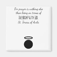 St. Teresa of Avila Quote Magnet