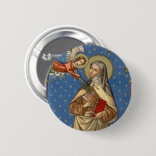 St. Teresa of Avila (SAU 28) 6 Cm Round Badge