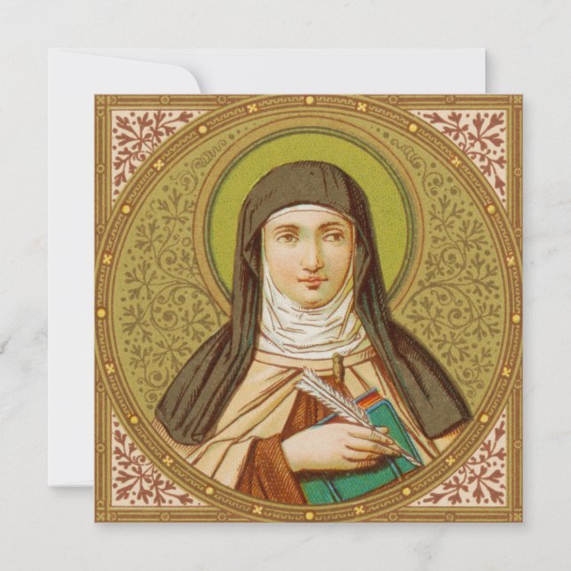 St. Teresa of Avila (SNV 27)  Blank Greeting Card (Front)