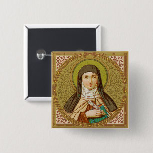 St. Teresa of Avila (SNV 27) Square 15 Cm Square Badge