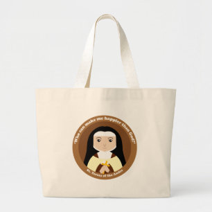 St. Teresa of the Andes Large Tote Bag