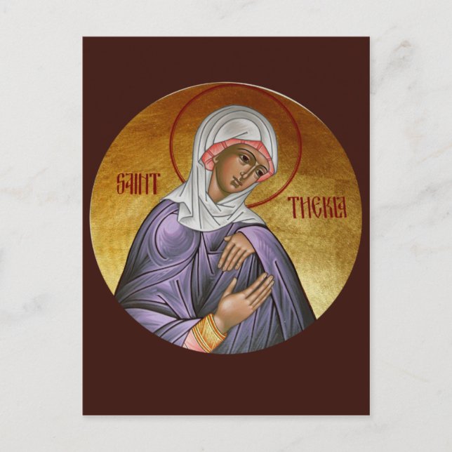 St. Thekla Prayer Card (Front)