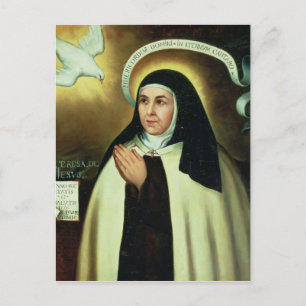 St. Theresa of Avila 1570 Postcard