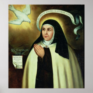 St. Theresa of Avila 1570 Poster