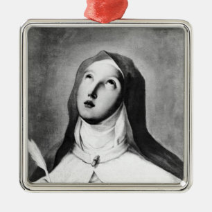 St. Theresa of Avila Metal Tree Decoration