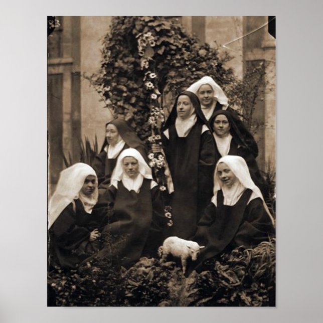 St. Therese and The Nuns of Lisieux. Poster (Front)